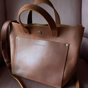 Portland Leather Goods Honey Mini Crossbody Tote